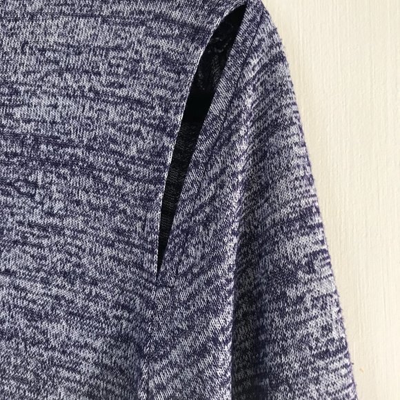 Kensie Women's Cold Shoulder Chambray Top Size XL Soft Utility Tunic - Picture 3 of 4